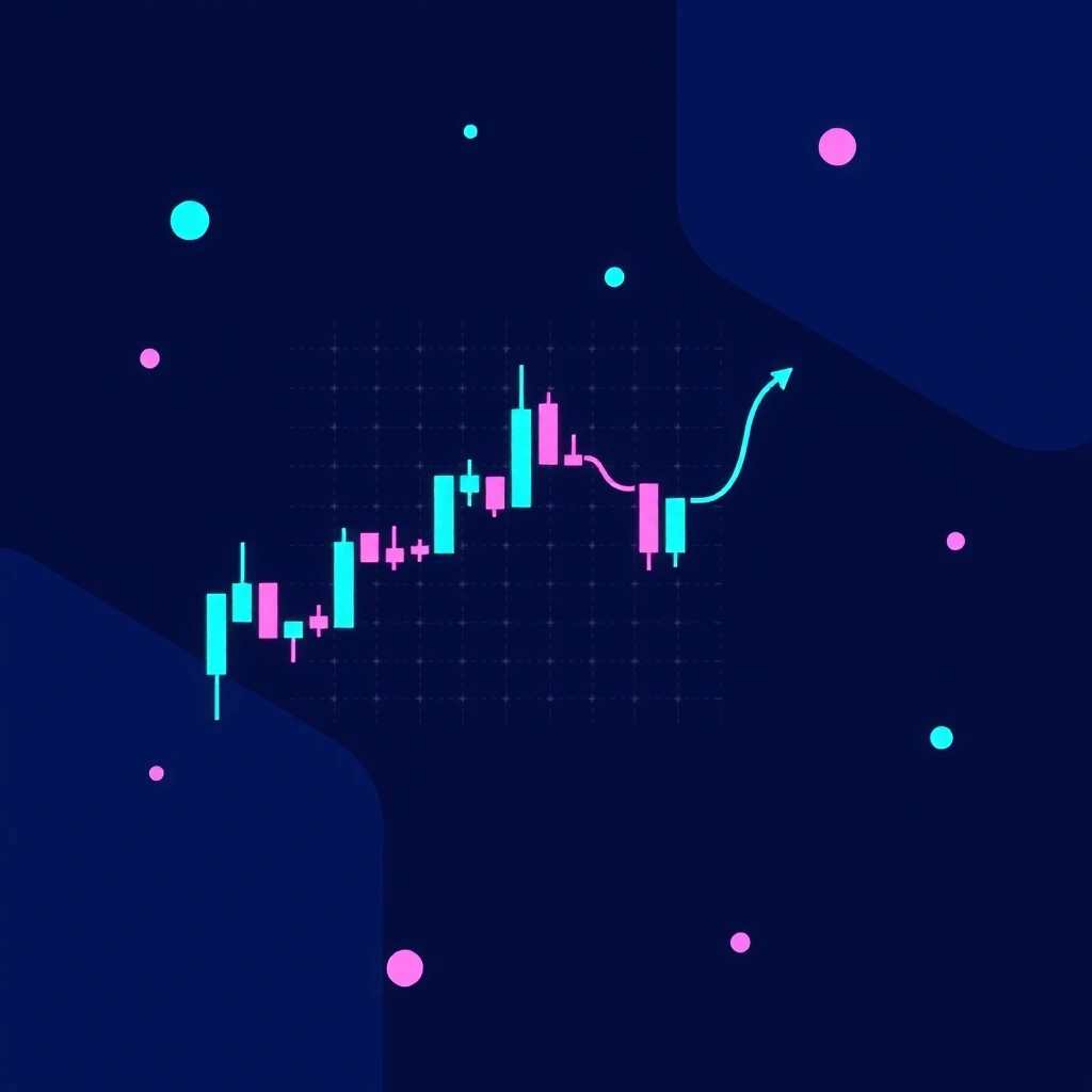 Fondo de juegos financieros con elementos de trading